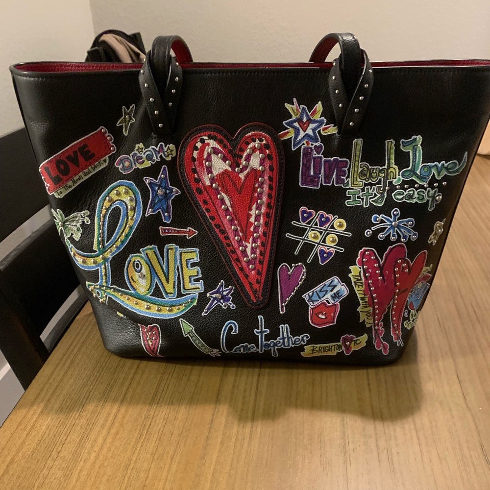 Brighton Fashionista Love Scribble Tote